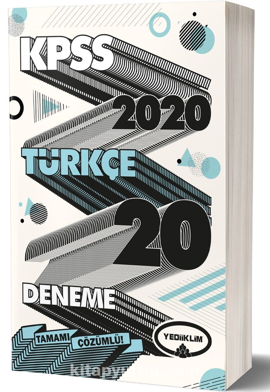 2020 KPSS Genel Yetenek Türkçe Tamamı Çözümlü 20 Deneme