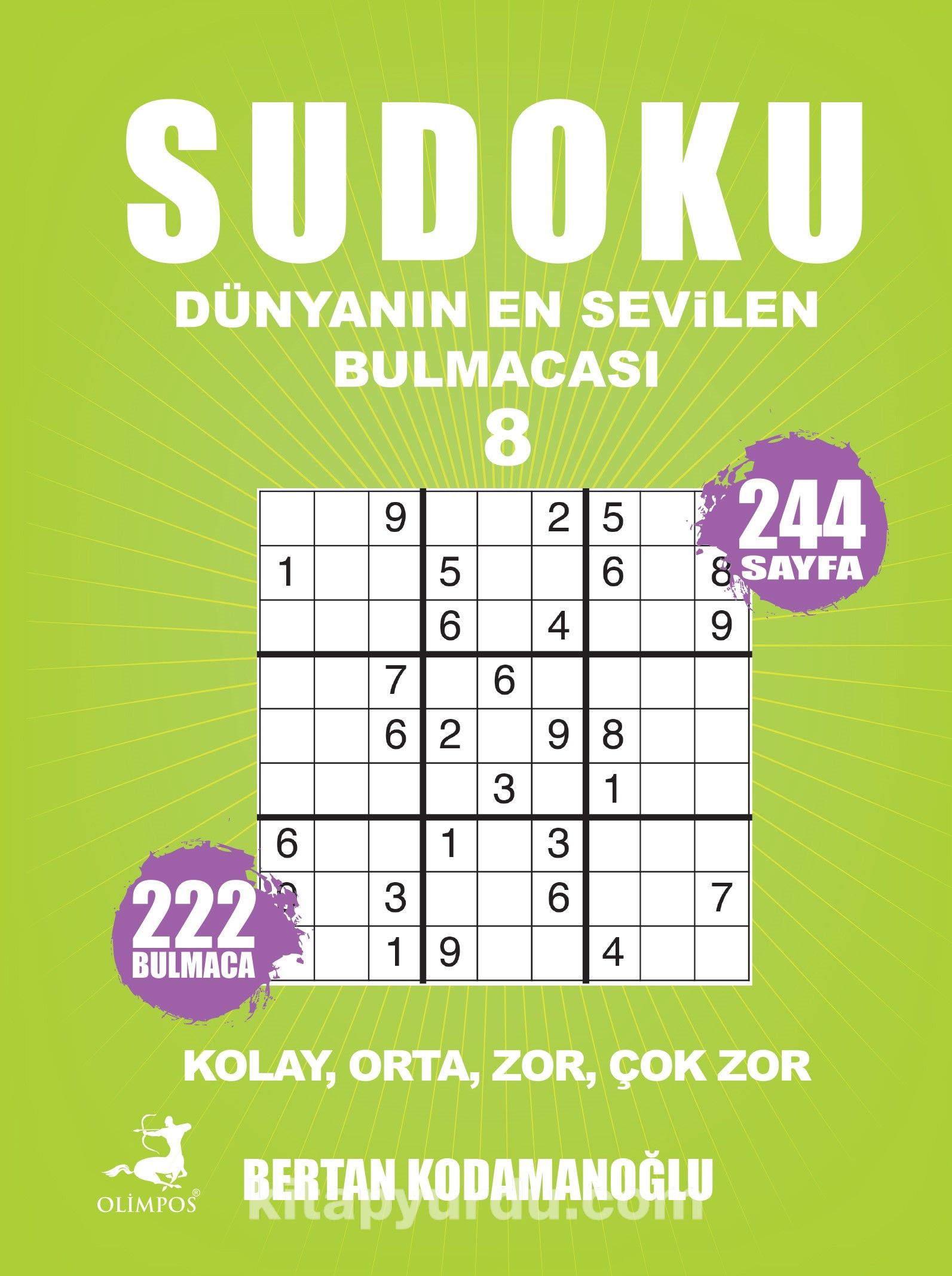 Sudoku 8 / Kolay Orta Zor Çok Zor