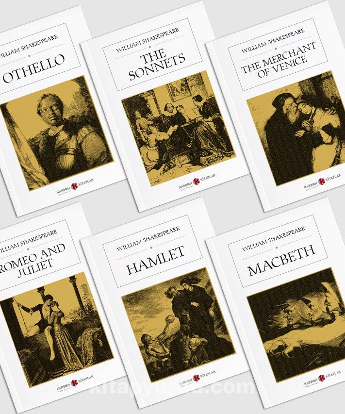 William Shakespeare İngilizce Seti (6 Kitap)