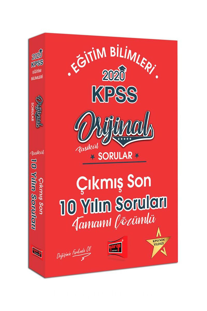 2020 KPSS Eğitim Bilimleri Orijinal Sorular Fasikül Tamamı Çözümlü Çıkmış Son 10 Yılın Soruları