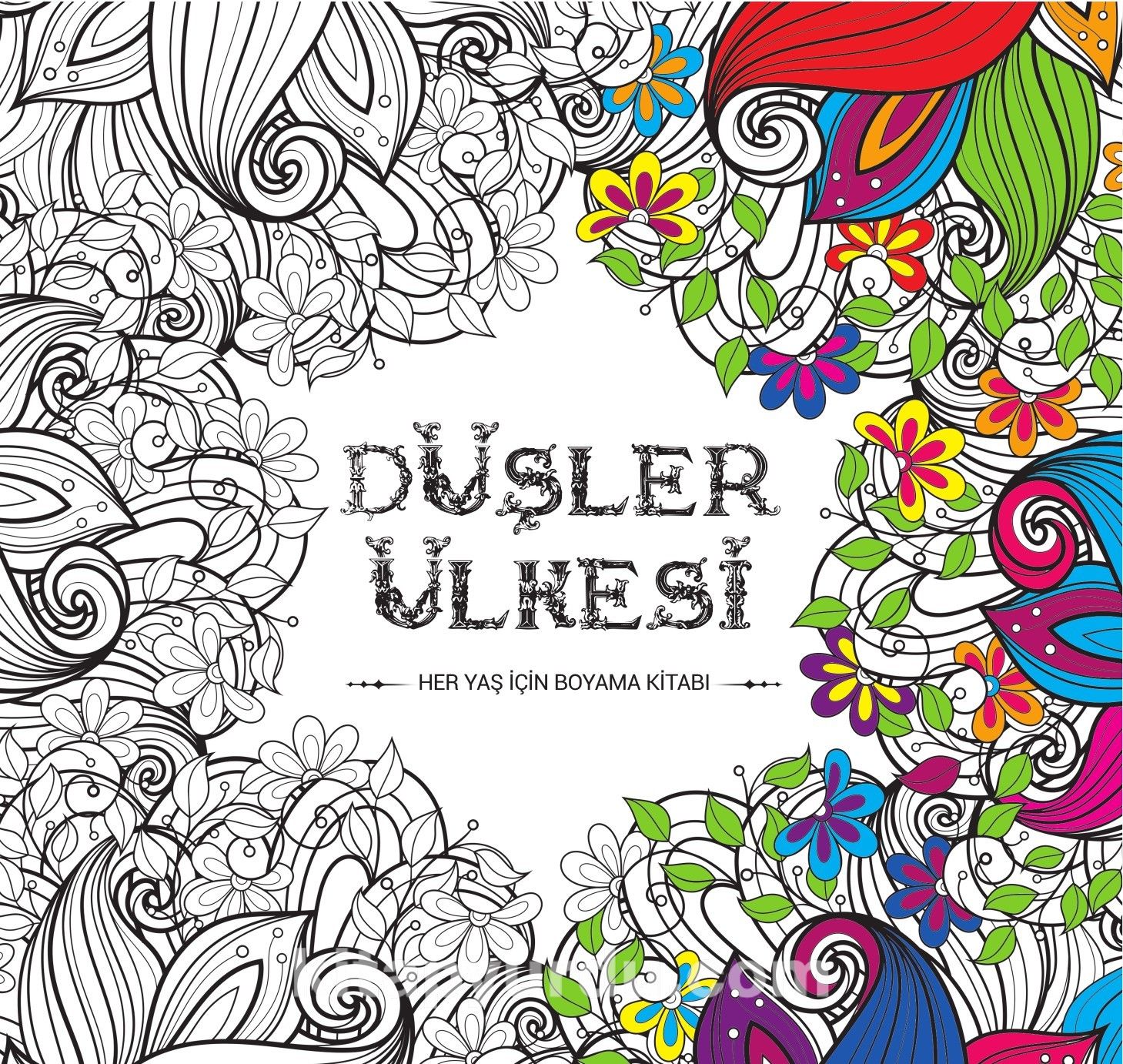 Düşler Ülkesi & Her Yaş İçin Boyama Kitabı