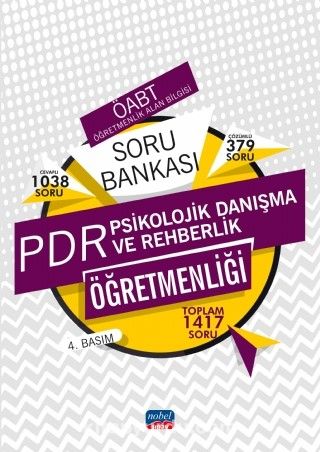 ÖABT PDR Psikolojik Danışma ve Rehberlik Öğretmenliği Soru Bankası