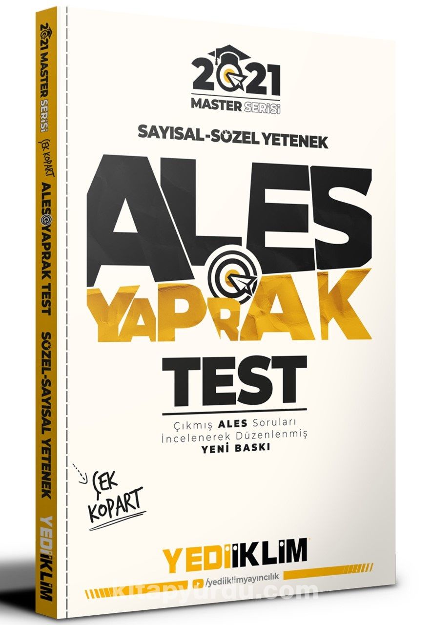 2021 Ales Sayısal Sözel Yetenek Çek Kopart Yaprak Test