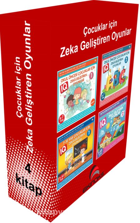 Çocuklar İçin Zeka Geliştiren Oyunlar ( 4 Kitap)