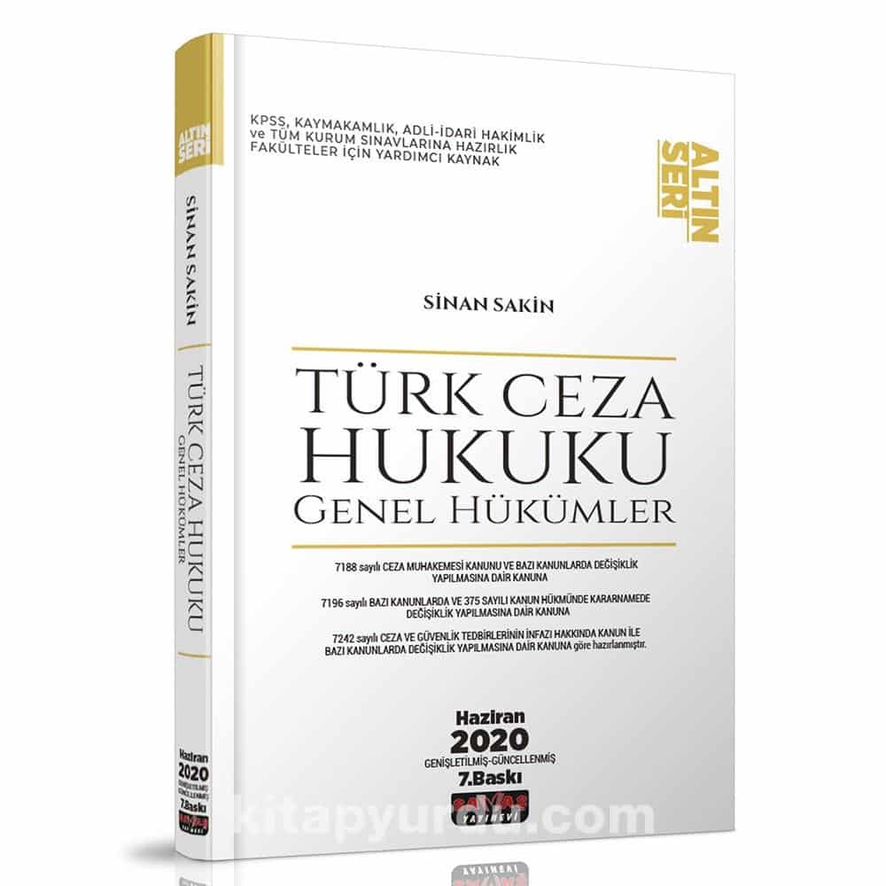 Türk Ceza Hukuku Genel Hükümler / Altın Seri