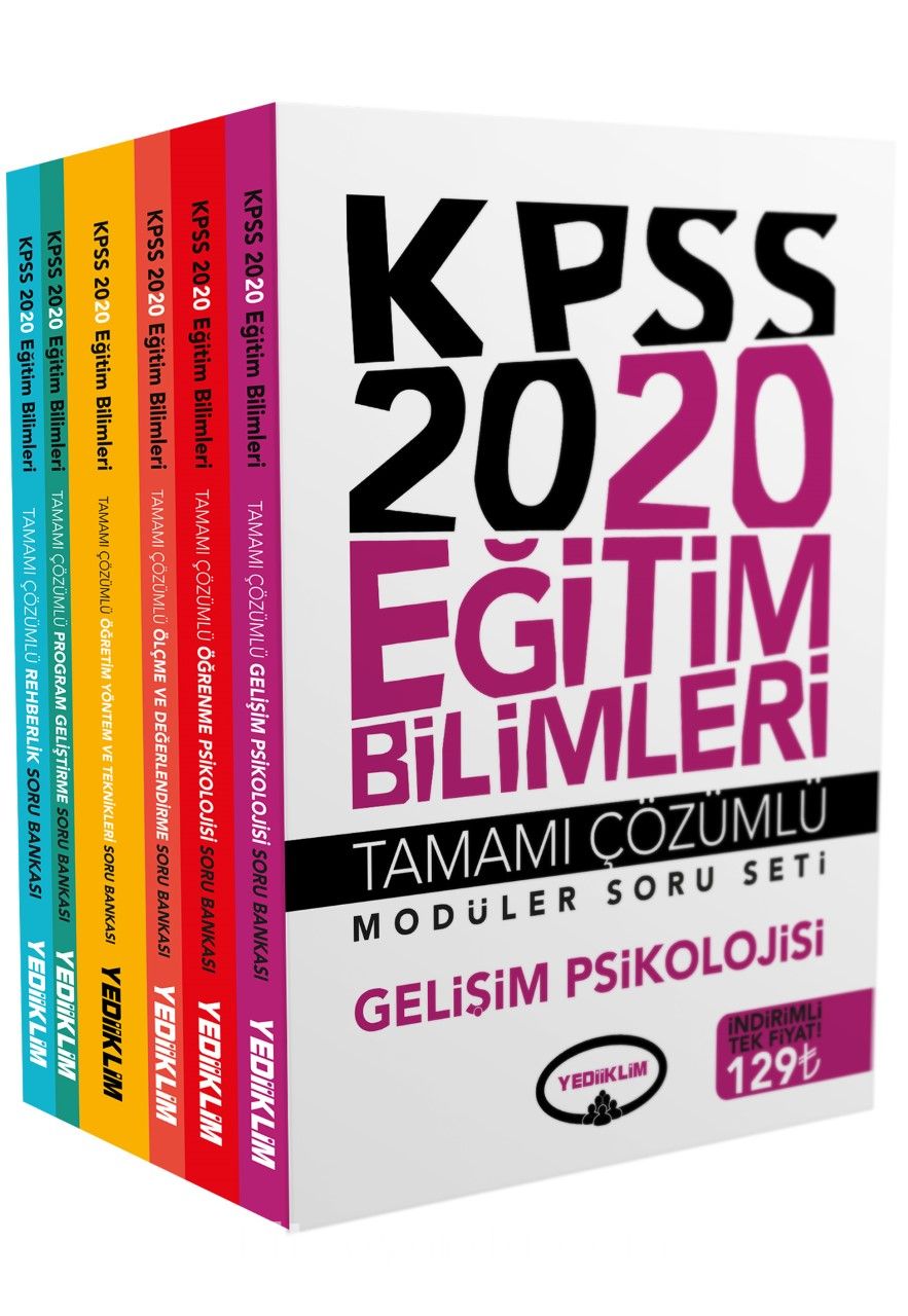 2020 Eğitim Bilimleri Tamamı Çözümlü Modüler Soru Bankası