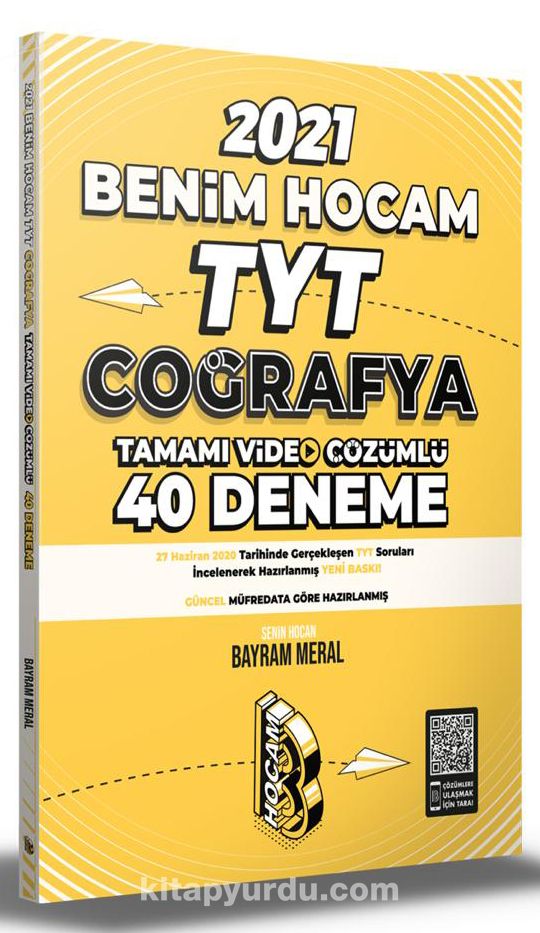 2021 TYT Coğrafya Tamamı Video Çözümlü 40 Deneme Sınavı