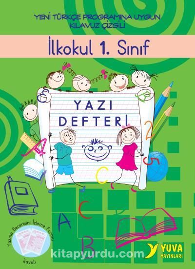 İlkokul 1. Sınıf Yazı Defteri Temel Harflerle