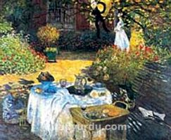 Kahvaltı / Claude Monet (MCL 058-50x60) (Çerçevesiz)