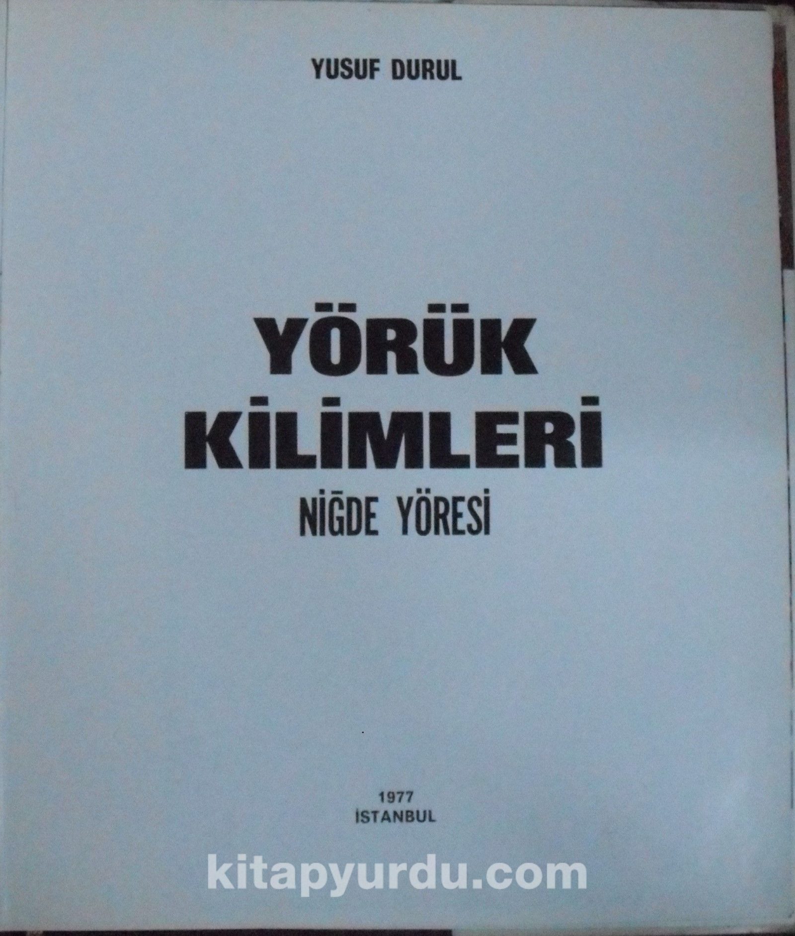 Yörük Kilimleri / Niğde Yöresi Kod:20-F-19