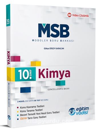 10. Sınıf Kimya Modüler Soru Bankası