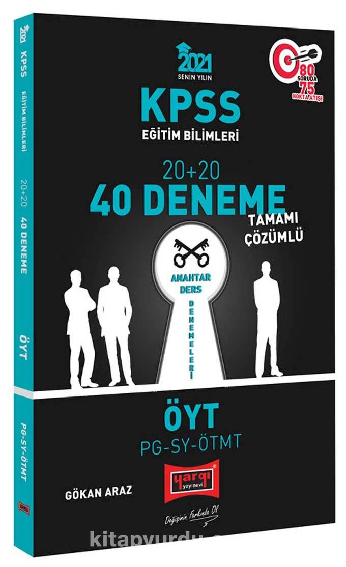 2021 KPSS Eğitim Bilimleri ÖYT-PG-SY-ÖTMT Tamamı Çözümlü 40 Deneme