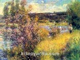 Chatou Yakınlarında Sen Nehri / Pierre Auguste Renoir (RPA 015-50x65) (Çerçevesiz)