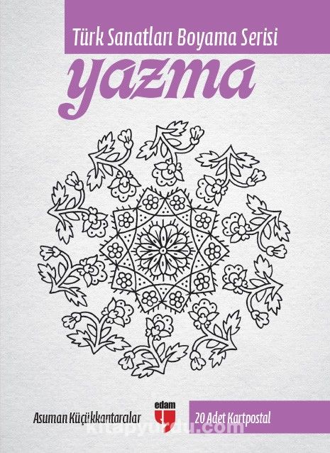 Yazma - Türk Sanatları Boyama Serisi (20 Adet Kartpostal)