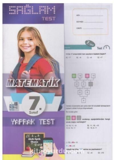 7. Sınıf Matematik Sağlam Yaprak Test (Poşetli)