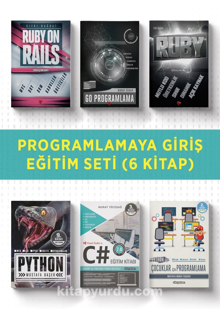 Programlamaya Giriş Eğitim Seti (6 Kitap)