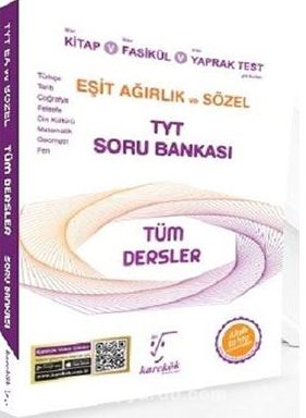 TYT Tüm Dersler Eşit Ağırlık ve Sözel Soru Bankası