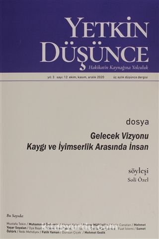 Yetkin Düşünce Sayı: 12 Ekim Kasım Aralık 2020