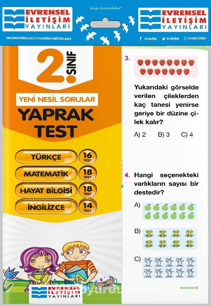 2. Sınıf Tüm Dersler Yaprak Testler