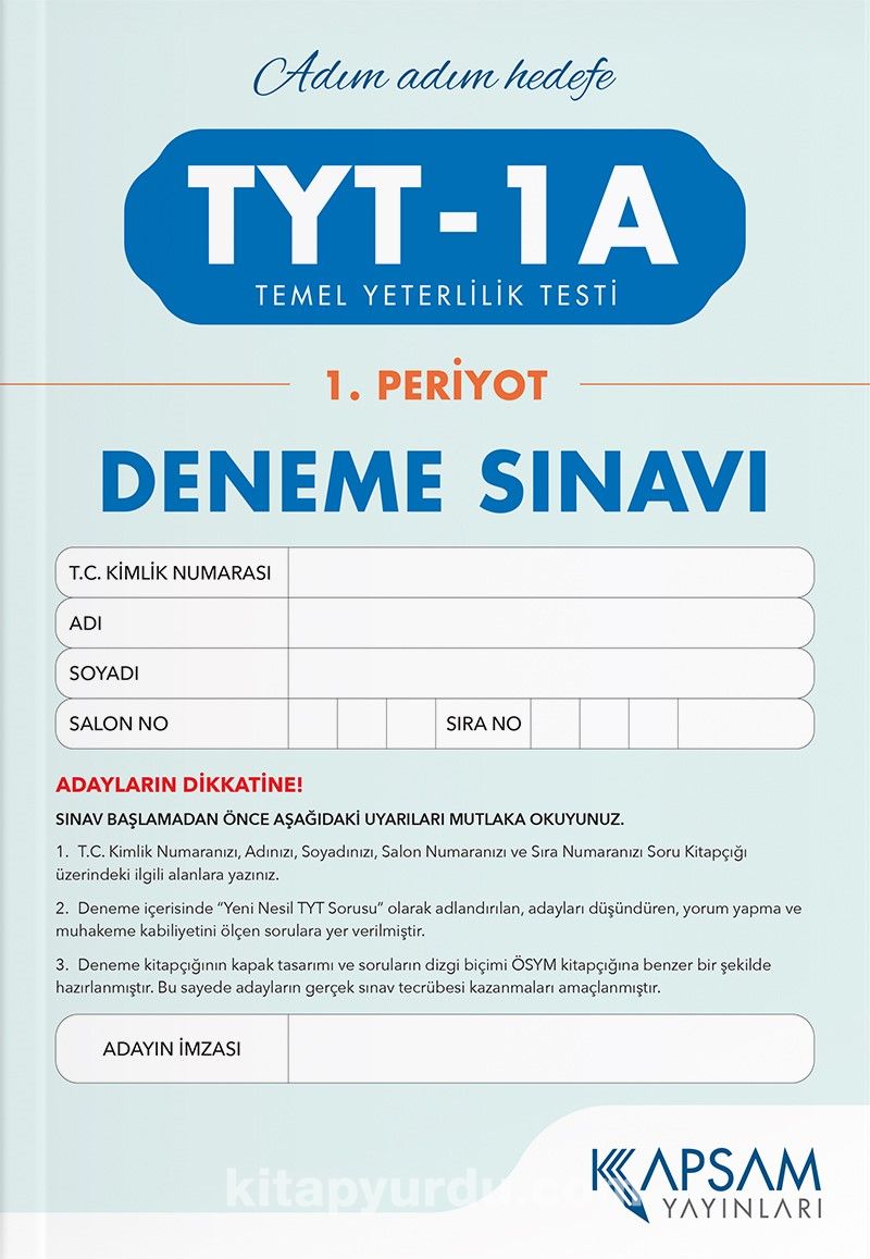 2021 TYT -1A Deneme Sınavı (1.Periyot)