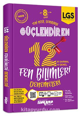 8. Sınıf Güçlendiren 12 Deneme Fen Bilimleri