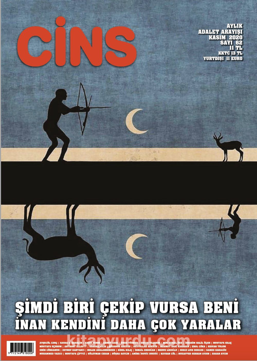 Cins Aylık Kültür Dergisi Sayı:62 Kasım 2020