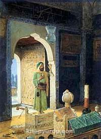 Şehzade Türbesinde / Osman Hamdi Bey (OHB 003-60x80) (Çerçevesiz)