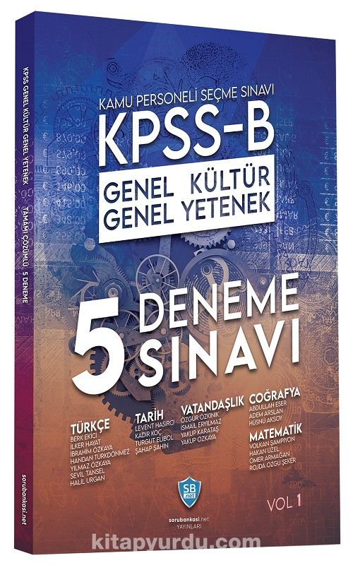 2020 KPSS B Genel Yetenek Genel Kültür 5 Deneme Çözümlü