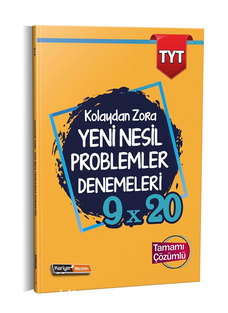 2021 TYT Kolaydan Zora 9x20 Yeni Nesil Çözümlü Problemler Denemeleri