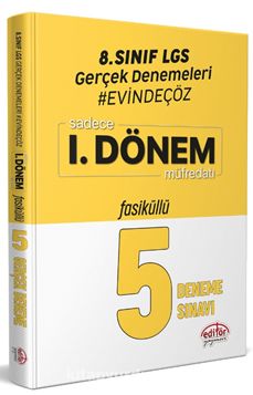 LGS Evde Çöz 1. Dönem Fasiküllü 5 Gerçek Deneme