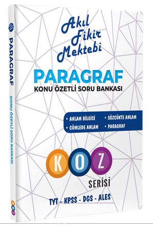 Paragraf Konu Özetli Soru Bankası Akıl Fikir Mektebi