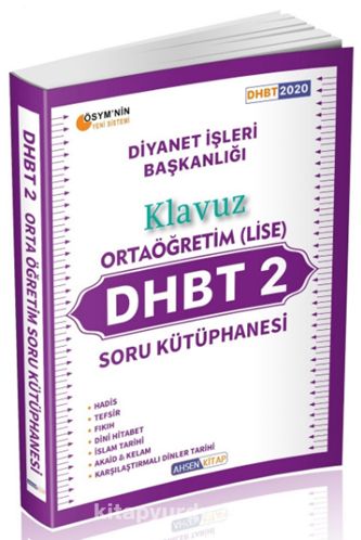 2020 DHBT 2 Klavuz  Ortaöğretim (Lise) Soru Kütüphanesi