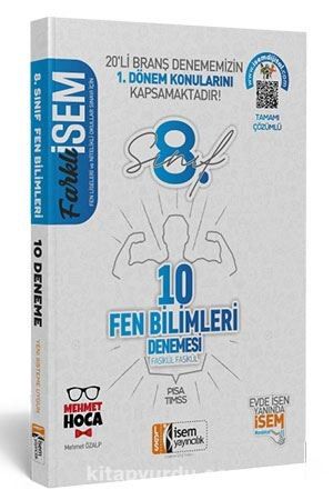 2020 LGS Farklı İsem 8.Sınıf 1. Dönem Fen Bilimleri 10 Branş Deneme