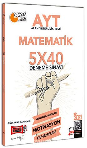 2021 AYT Matematik 5x40 Motivasyon Deneme Sınavı