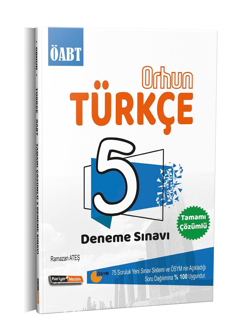 2021 ÖABT Orhun Türkçe Tamamı Çözümlü 5 Deneme Sınavı