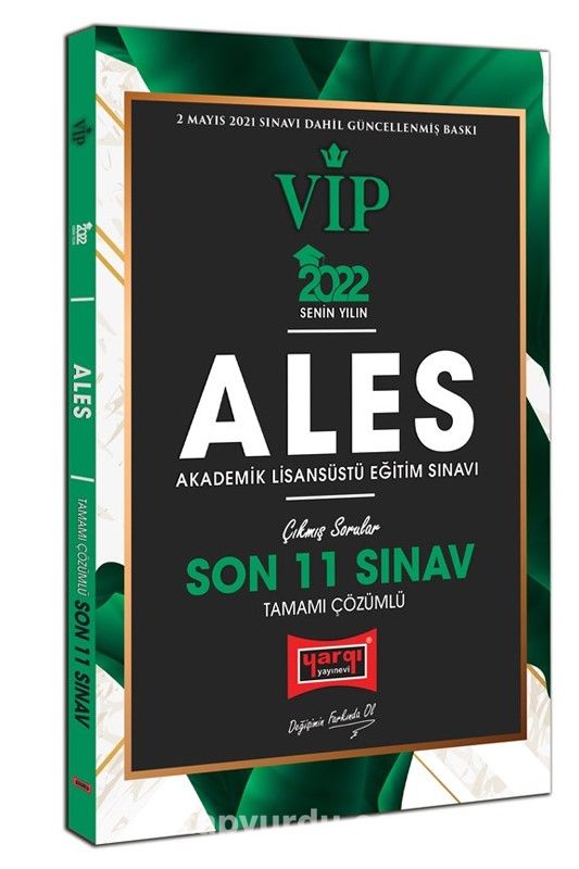 2022 ALES VIP Tamamı Çözümlü Son 11 Sınav Çıkmış Sorular