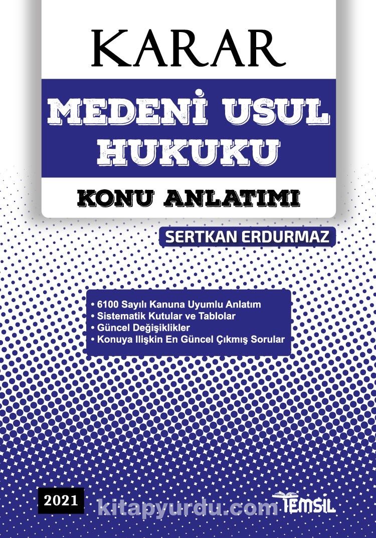 Karar Medeni Usul Hukuku Konu Anlatımı