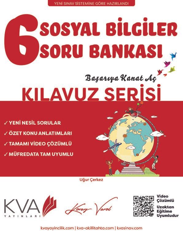 6. Sınıf Kılavuz Serisi Sosyal Bilgiler Soru Bankası