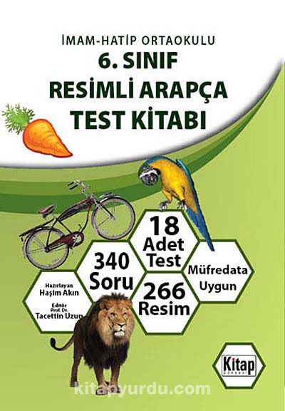 6. Sınıf Resimli Arapça Test Kitabı