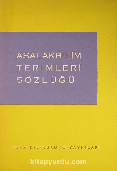 Asalakbilim Terimleri Sözlüğü (1-A-20)