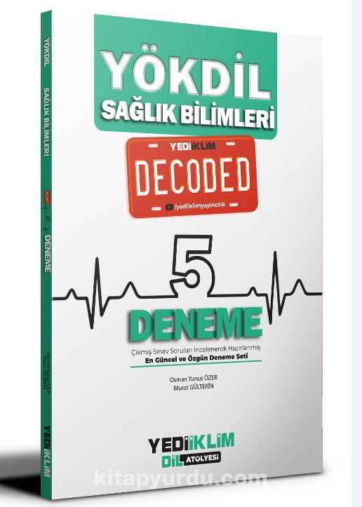 YÖKDİL Sağlık Bilimleri Decoded 5 Deneme