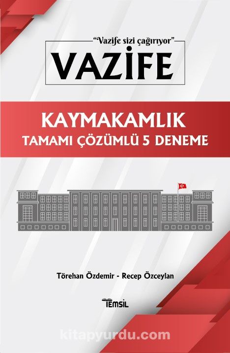 Vazife Kaymakamlik  Tamamı Çözümlü 5 Deneme