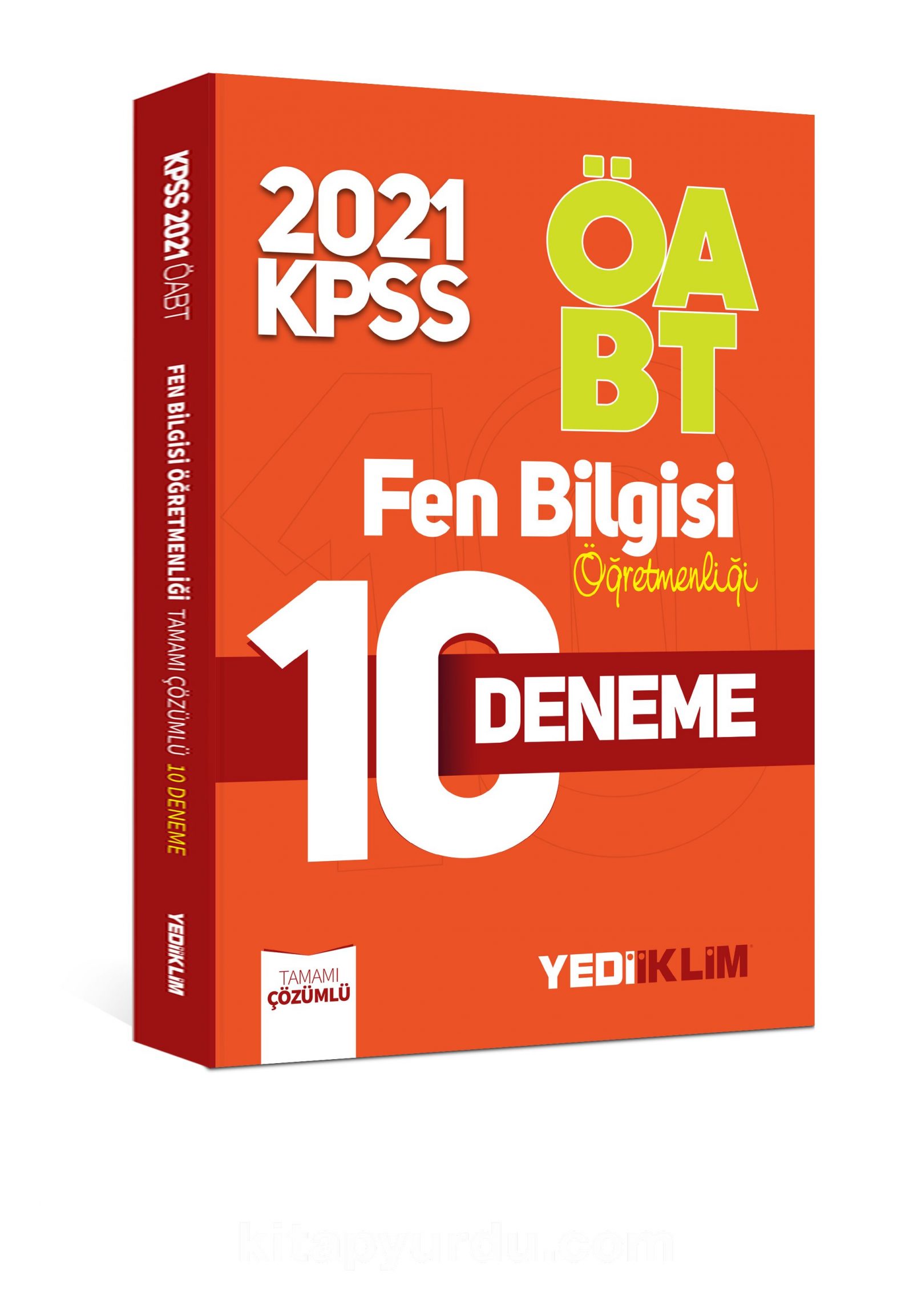 2021 ÖABT Fen Bilgisi Öğretmenliği Tamamı Çözümlü 10 Deneme