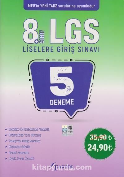 8. Sınıf LGS 5'li Deneme