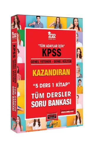 2022 KPSS Genel Yetenek Genel Kültür 5 Ders 1 Kitap Kazandıran Tüm Dersler Soru Bankası