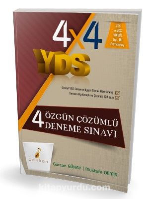 4x4 YDS 4 Özgün Çözümlü Deneme Sınavı