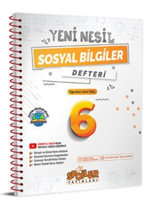 6.Sınıf Sosyal Bilgiler Defteri