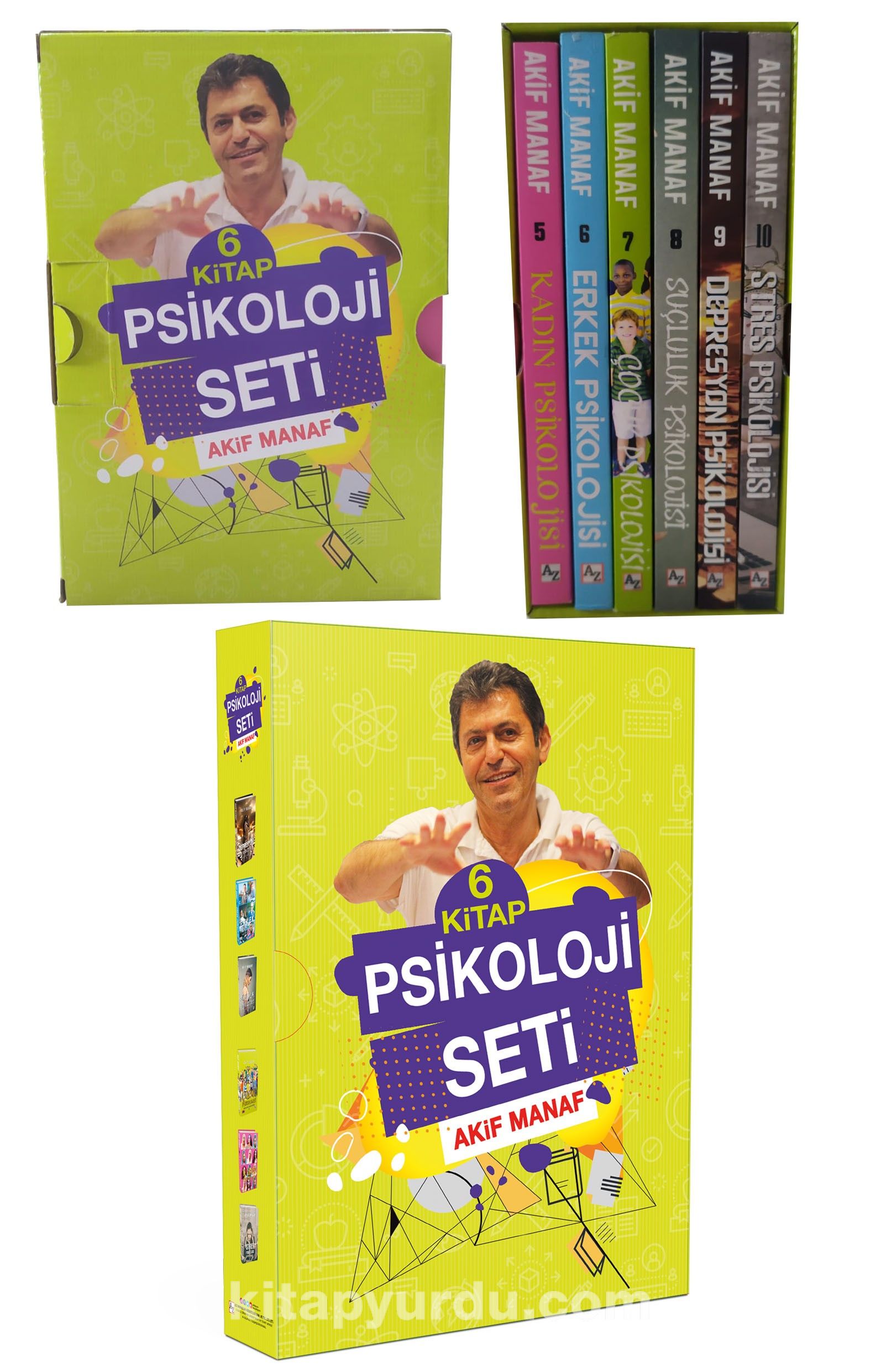 Akif Manaf Psikoloji Seti (6 Kitap)