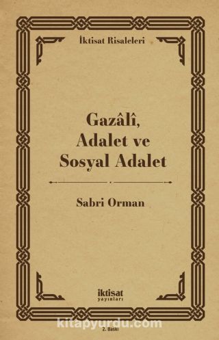 Gazali, Adalet ve Sosyal Adalet