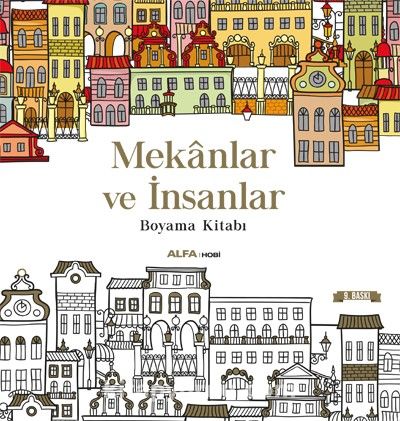 Mekanlar ve İnsanlar Boyama Kitabı